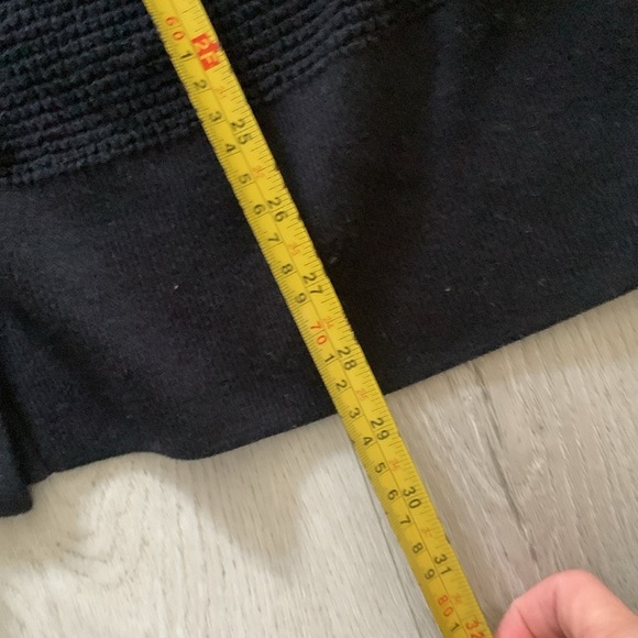 Vetta convertible capsule S The Waffle V-Neck Oversized Sweater cardigan organic - Picture 7 of 11